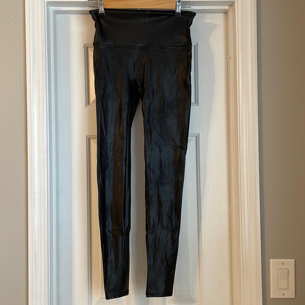 Spanx faux leather leggings